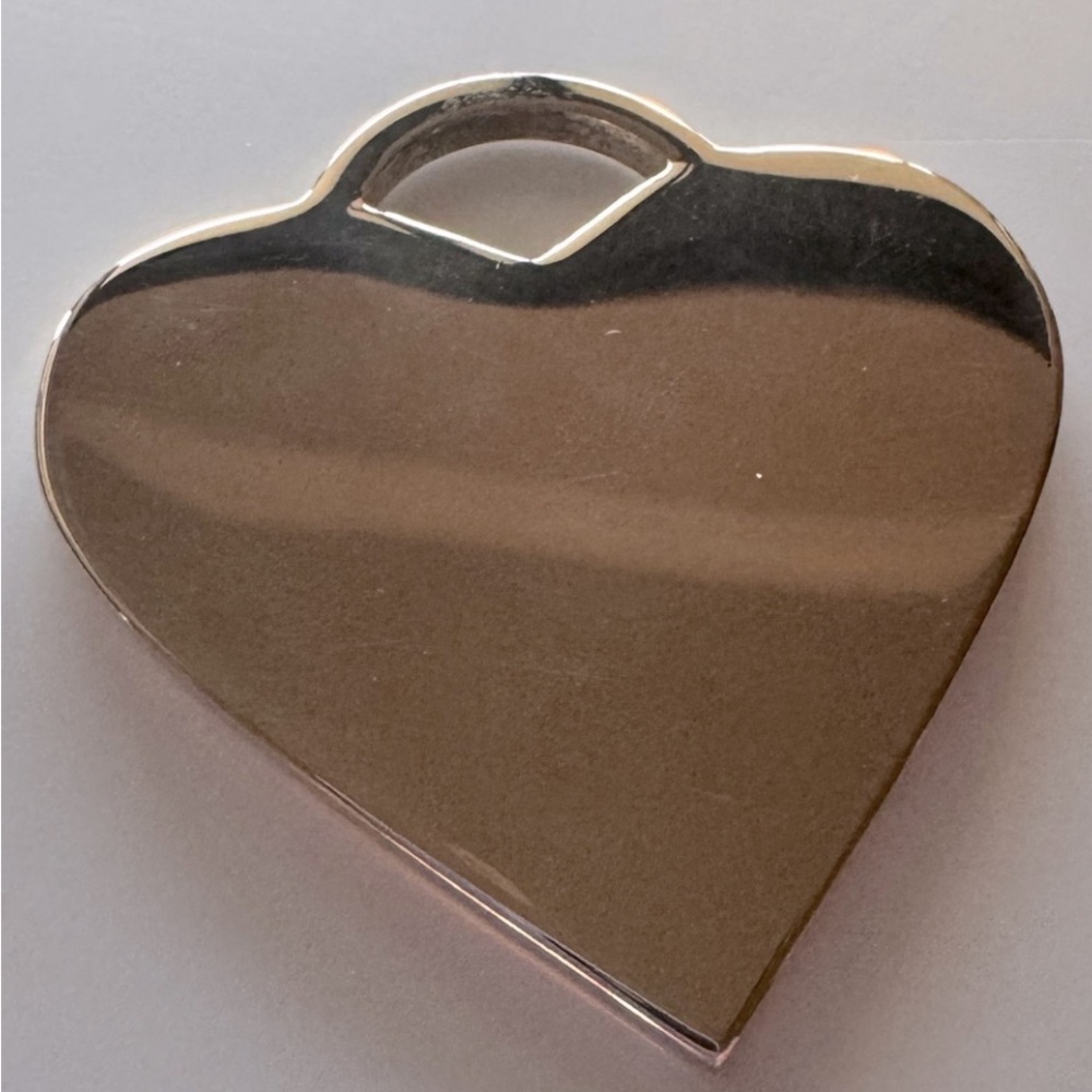 Dooney & Bourke Pink Enameled Heart Purse Charm Hang Tag Replacement Vintage - Picture 4 of 6